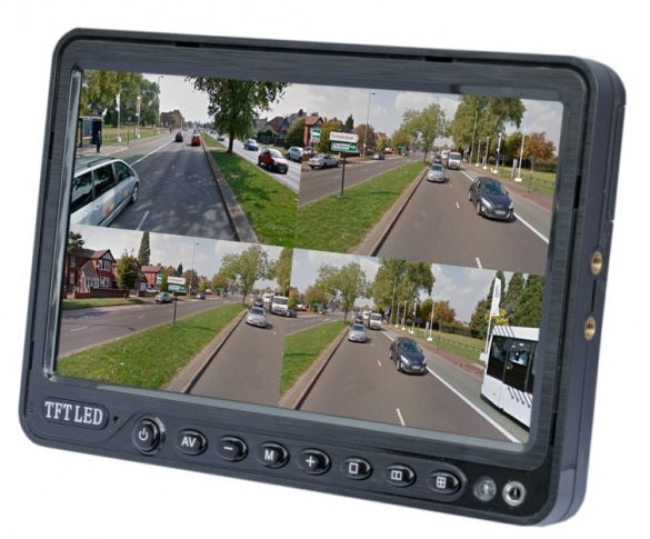 Monitor 4 Channel 7 Inch Waterproof Quad Monitor D-MON-01103