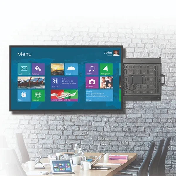 B-Tech BT7883/B Flat Screen Wall Mount with Slide-Out AV Storage Tray (VESA 600 x 400) (Copy)