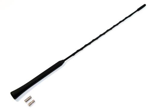 Universal 43cm replacement car roof aerial/ antenna/ mast (With M5/ M6 Studs) 70-602