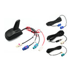 Universal GPS/ DAB+/ FM and AM vehicle roof mount Shark Fin aerial with 5m cable set