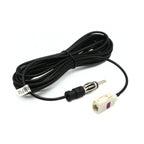 Universal GPS/ DAB+/ FM and AM vehicle roof mount Shark Fin aerial with 5m cable set