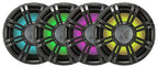 Kicker KMG10C 10" Grille for Kicker KM10 and KMF10 Subwoofers w/ Built-In LEDs Charcoal