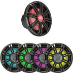 Kicker KMG10C 10" Grille for Kicker KM10 and KMF10 Subwoofers w/ Built-In LEDs Charcoal