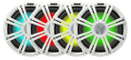 Kicker KMG10W 10" Grille for Kicker KM10 and KMF10 Subwoofers w/ Built-In LEDs (White)