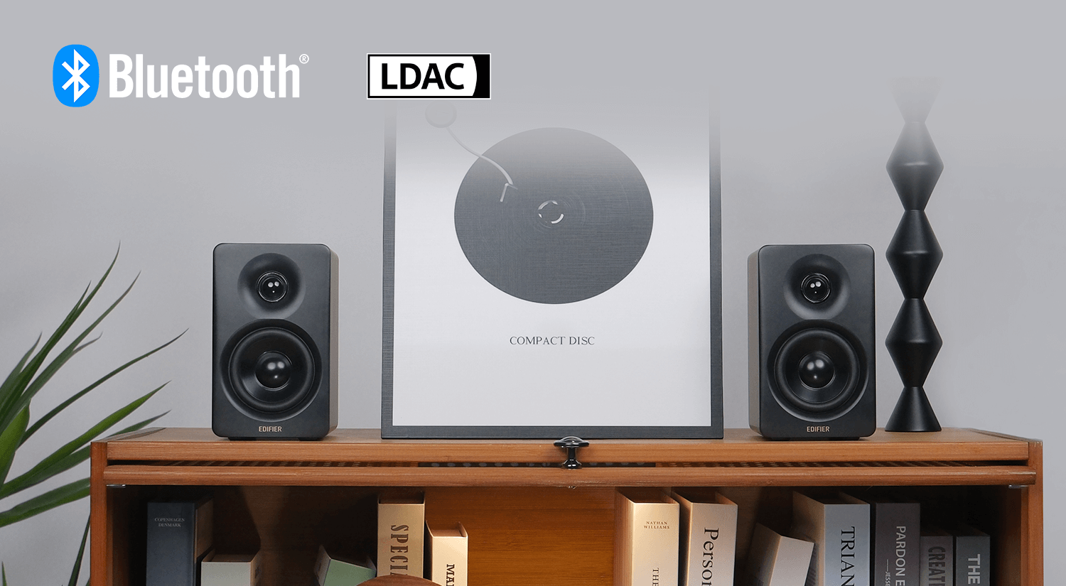 EDIFIER M60 High-Resolution Compact Desktop 2.0 Speakers - White