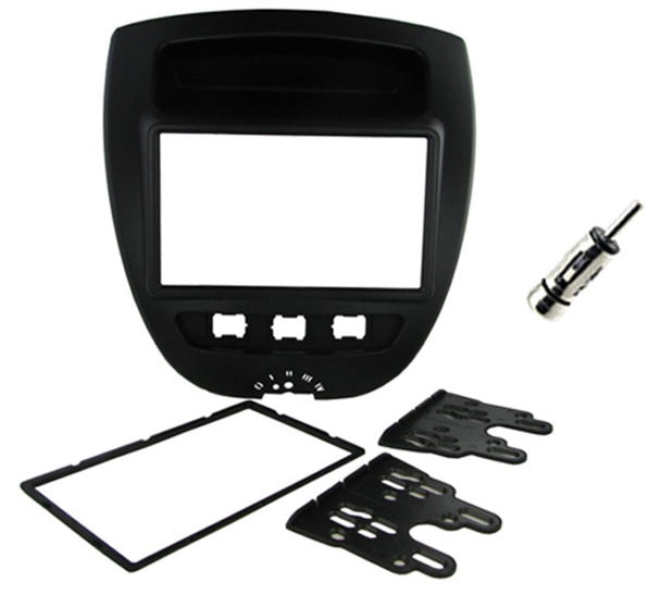 Citroen C1 2005 - 2014 Double Din Stereo Fascia Antenna Fitting Kit
