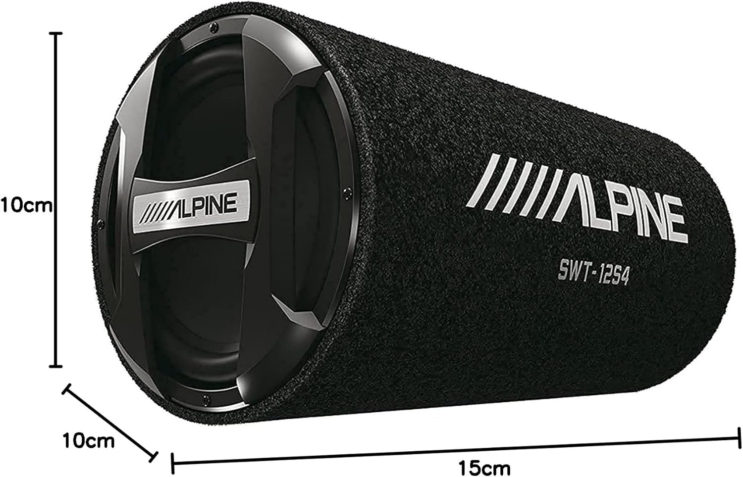 Alpine SWT-12S4 12“ (30cm) Bass Reflex Subwoofer Tube