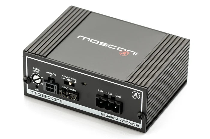Mosconi Atomo 1 Monoblock 1 Channel Class D Sub Amplifier 205w