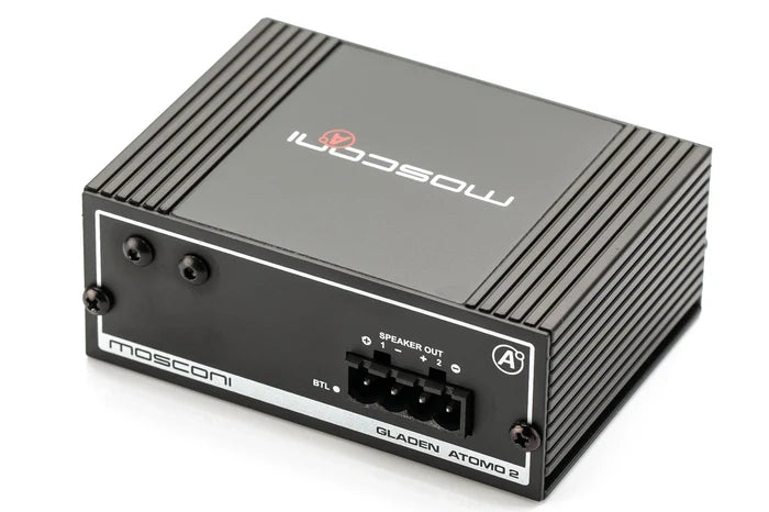 Mosconi Atomo 1 Monoblock 1 Channel Class D Sub Amplifier 205w