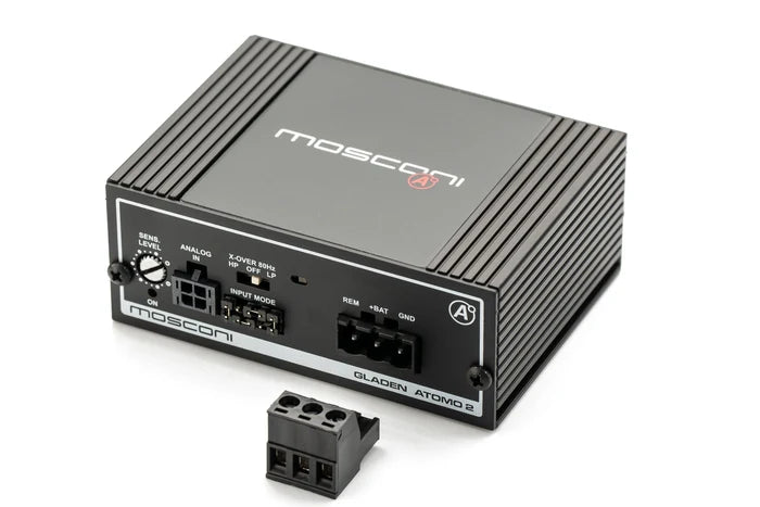 Mosconi Atomo 1 Monoblock 1 Channel Class D Sub Amplifier 205w