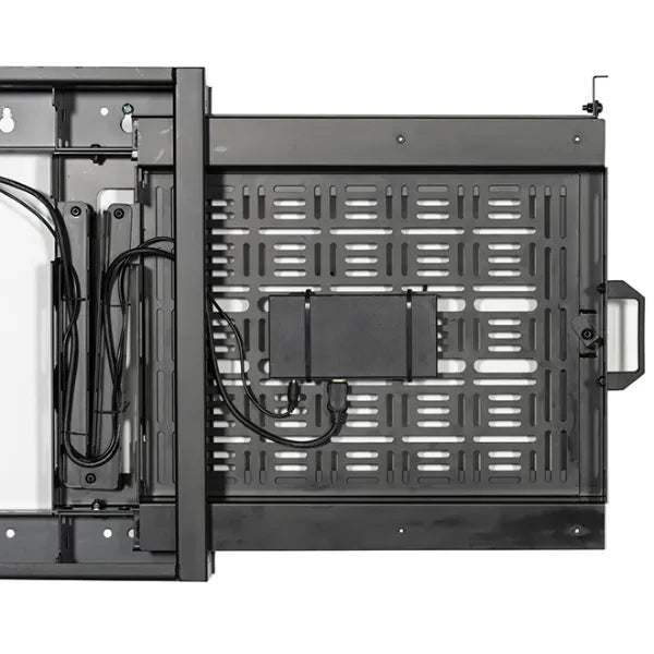 B-Tech BT7883/B Flat Screen Wall Mount with Slide-Out AV Storage Tray (VESA 600 x 400) (Copy)