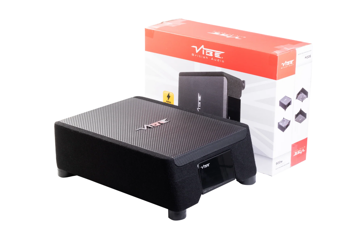 Vibe BA10ASQ-V4 Black Air 10 inch SQ Active Down Firing Enclosure 900W