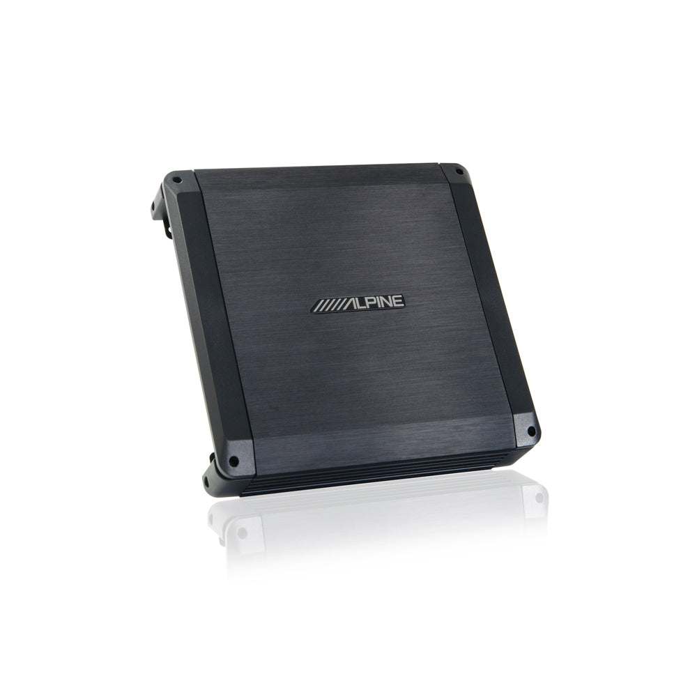 Alpine BBX-T600 Power Class A/B 2 Channel Car Amplifier With Alpine  SWT-12S4  12“ (30cm) Bass Reflex Subwoofer Tube and Wiring Kit