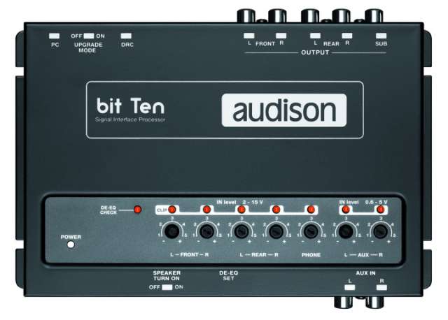 Audison Bit Ten Signal Interface multi-function digital Processor
