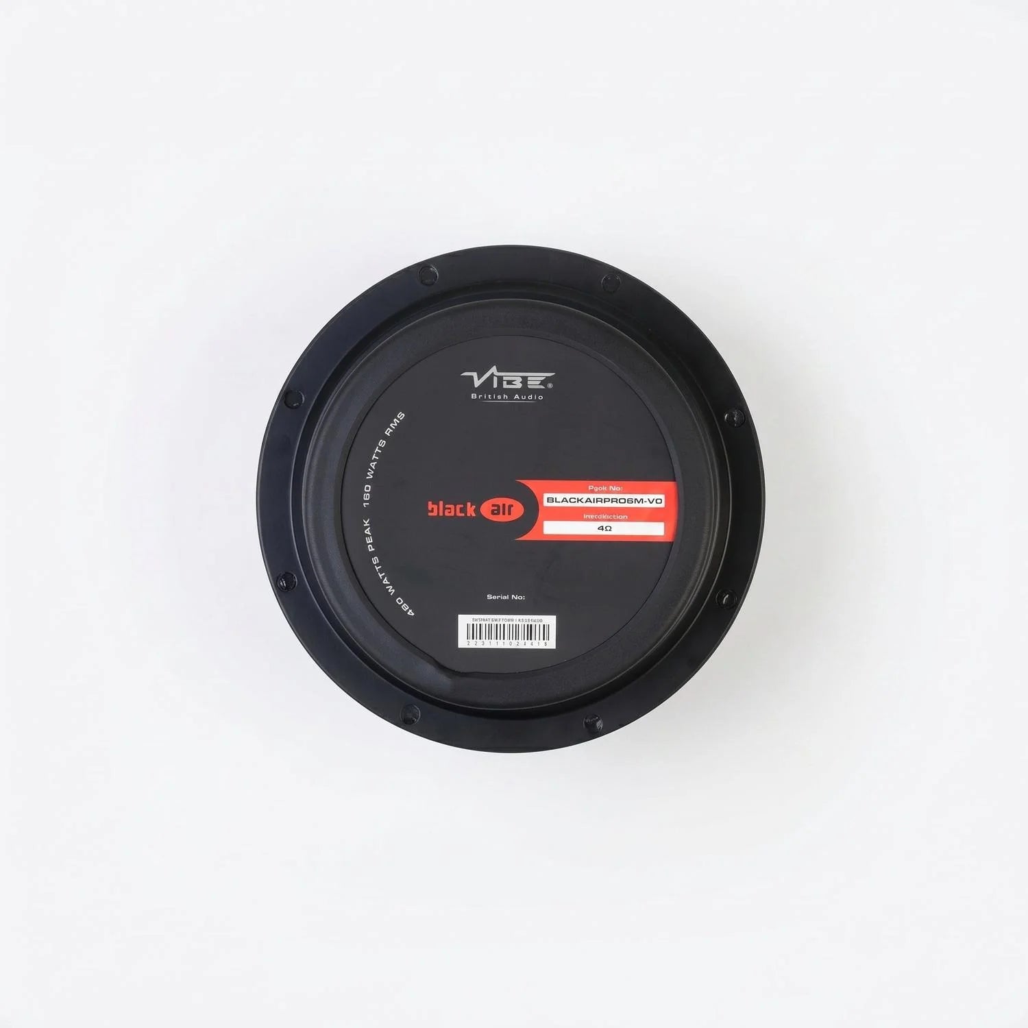 Vibe BLACKAIRPRO6M-V0 6.5 Inch Pro Audio Mid Range Speaker 480W
