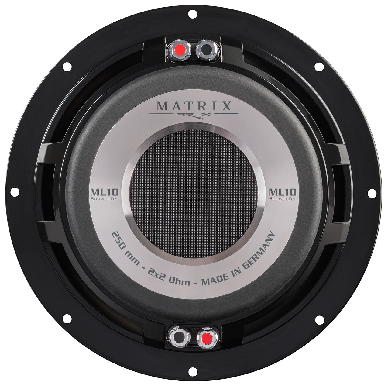 Brax Matrix ML10 SUB 10 Inch 25cm Subwoofer 600w RMS 2 Ohms Dual Voice Coil