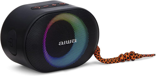 AIWA BST-330BK Compact, Durable and Powerful TWS Bluetooth Speaker with Hyperbass Technology