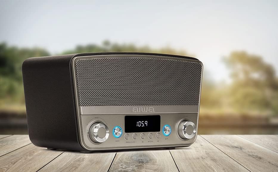 AIWA BSTU-750BK Premium Bluetooth Speaker with Rich Sound and Elegant Design