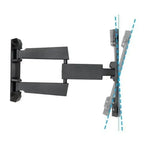 B-Tech BT8226 Double Arm Flat Screen Wall Mount with Tilt and Swivel