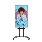 B-Tech BT8504/BB V2 Flat Screen Display Trolley / Stand For screens up to 75"