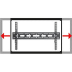B-Tech BT9903/B V2 Extra-Large Heavy Duty Universal Flat Screen Wall Mount for 65"-120" Screens