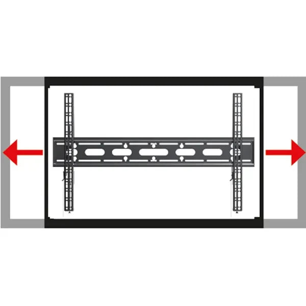 B-Tech BT9903/B V2 Extra-Large Heavy Duty Universal Flat Screen Wall Mount for 65"-120" Screens