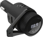 Scosche BTFM9-SP BT FM Transmitter Dual 12W USB-C Handsfree Car Kit