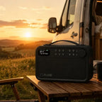 PURE 255784 - Bloom Portable DAB+/FM Radio with Bluetooth 5.4 Black