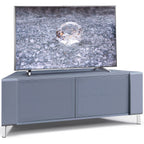 MDA Designs CORVUS Corner-Friendly Gloss Grey Contemporary TV Cabine