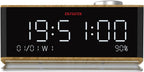 AIWA CR-90BT Bluetooth Alarm Clock with AUX FM Radio and Dual Alarm