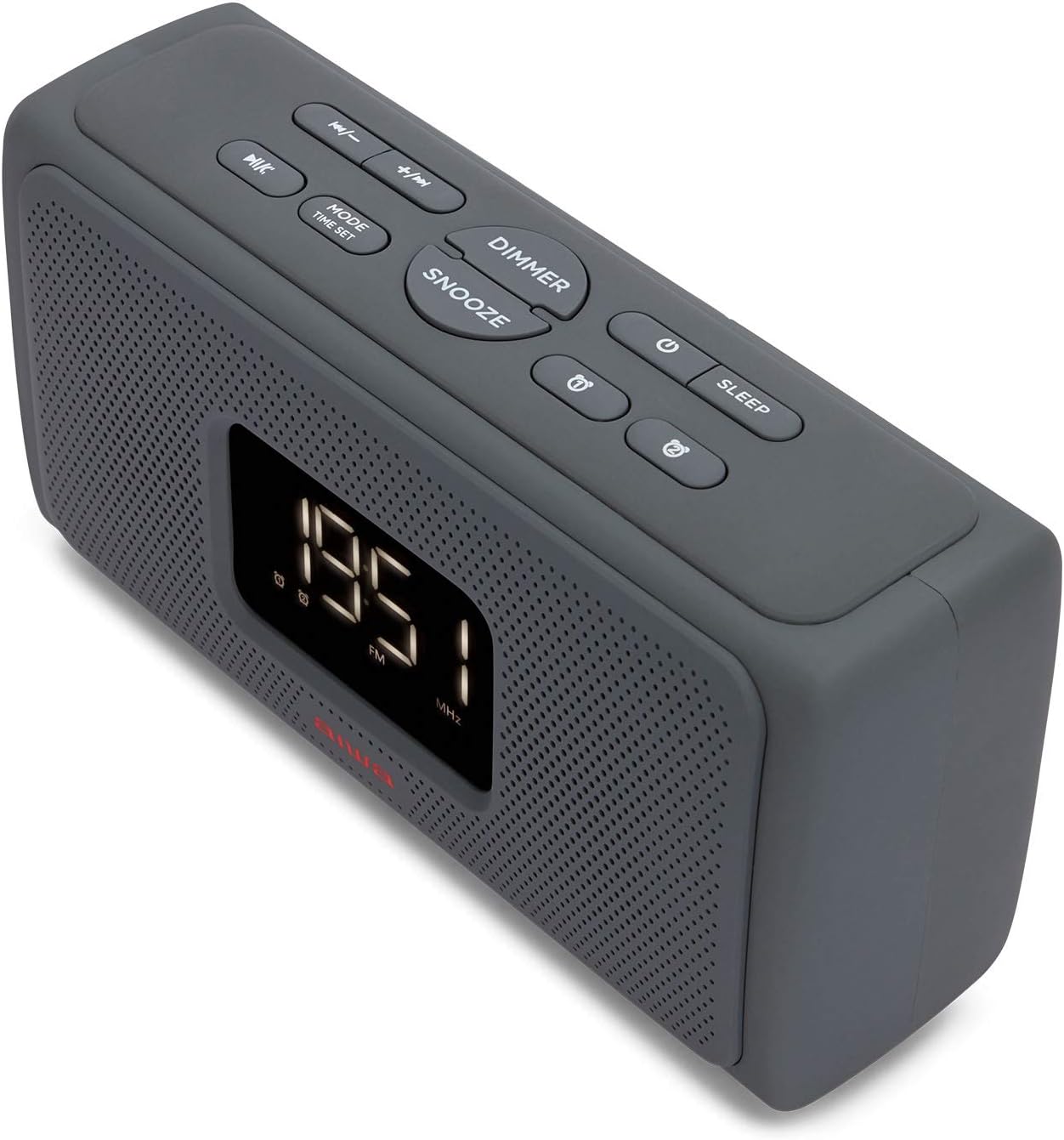 AIWA CRU-80BT Bluetooth Speaker with Clock Radio