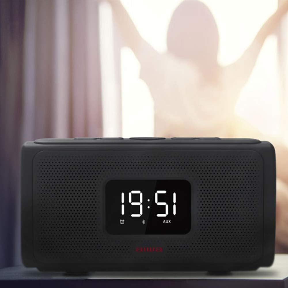 AIWA CRU-80BT Bluetooth Speaker with Clock Radio