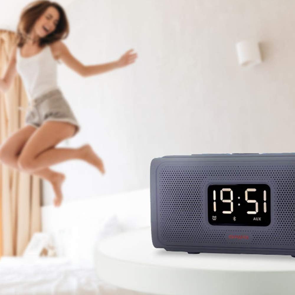 AIWA CRU-80BT Bluetooth Speaker with Clock Radio