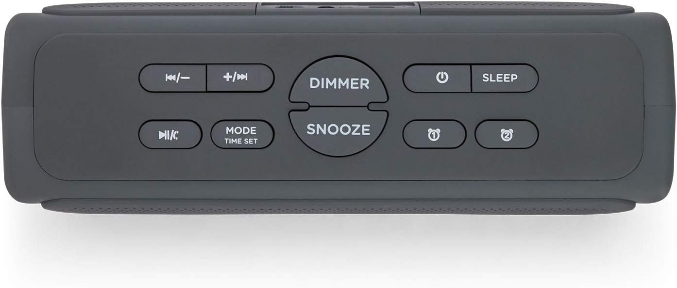 AIWA CRU-80BT Bluetooth Speaker with Clock Radio