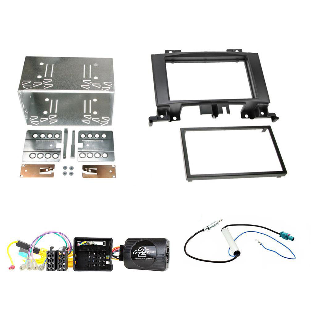 Volkswagen Crafter 2014-2017 Double Din Car Stereo Fascia Fitting Kit CTKVW10