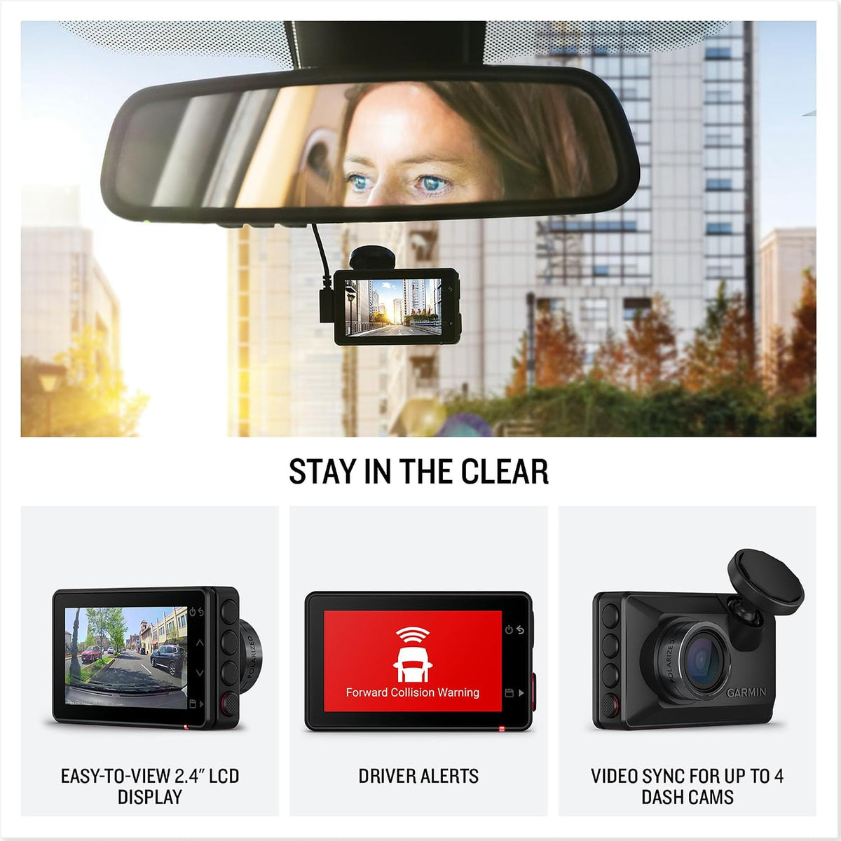 Garmin Dash Cam X210 with 1440p and 140 Degree Field of View