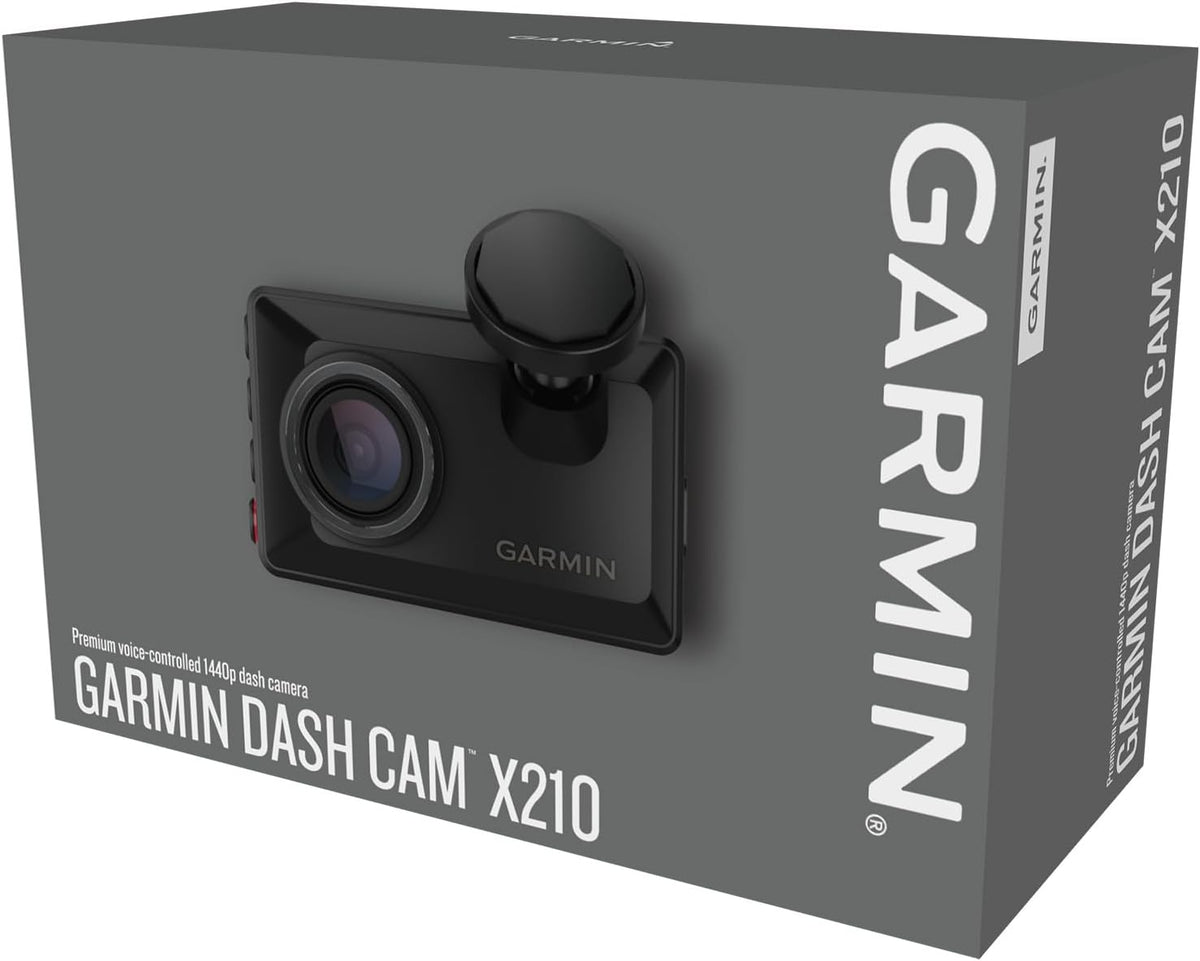 Garmin Dash Cam X210 with 1440p and 140 Degree Field of View