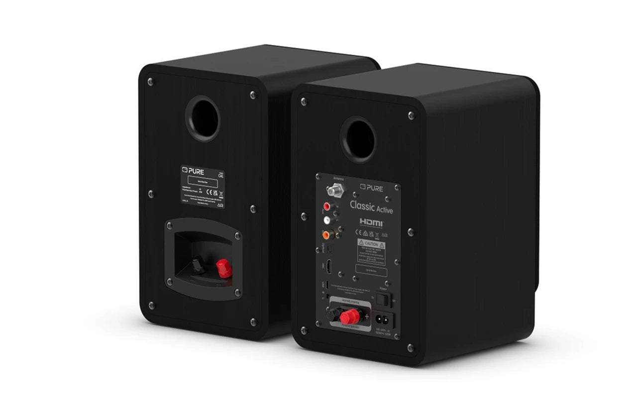 PURE Classic Active - The TV/HiFi/Radio Sound System, Black