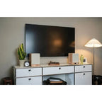 PURE Classic Active - The TV/HiFi/Radio Sound System, White/Oak