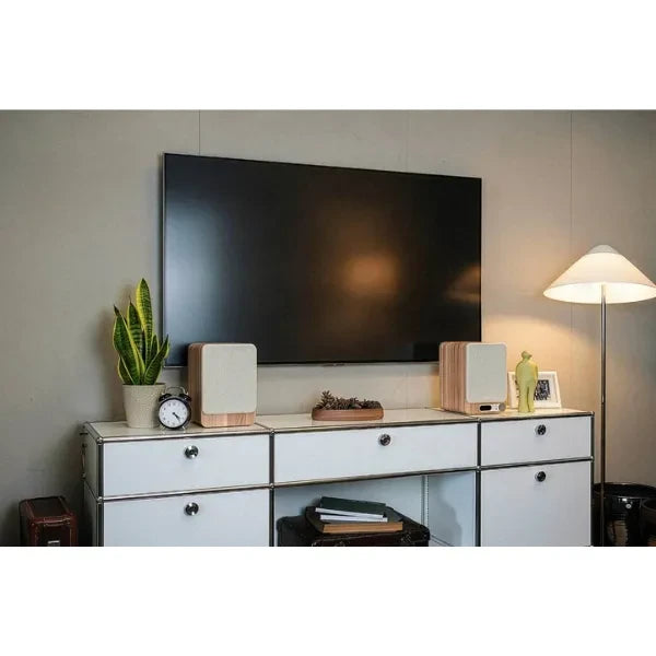 PURE Classic Active - The TV/HiFi/Radio Sound System, White/Oak