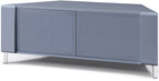 MDA Designs CORVUS Corner-Friendly Gloss Grey Contemporary TV Cabine