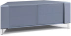 MDA Designs CORVUS Corner-Friendly Gloss Grey Contemporary TV Cabine