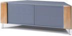 MDA Designs CORVUS Corner-Friendly Grey with Oak Contemporary TV Cabine