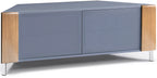 MDA Designs CORVUS Corner-Friendly Grey with Oak Contemporary TV Cabine