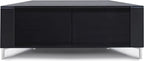 MDA Designs CORVUS Corner-Friendly Gloss Black Contemporary TV Cabine