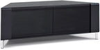 MDA Designs CORVUS Corner-Friendly Gloss Black Contemporary TV Cabine
