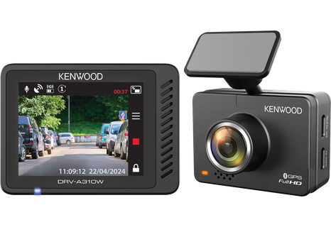 Kenwood DRV-A310W Dashcam GPS, Wifi 2" LCD Display Full HD