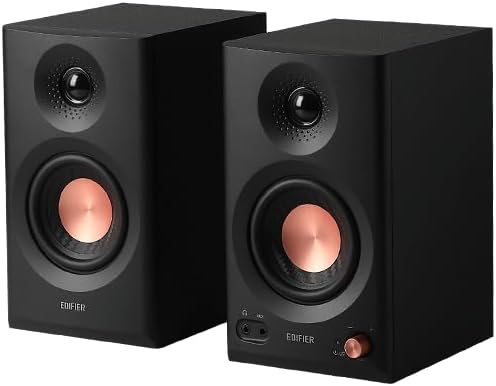 EDIFIER MR3-B Powered Studio Bluetooth Monitor Speakers in Black