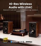 EDIFIER S880DB MKII 2.0 Active Hi-Fi Bluetooth Speaker Dark Wood