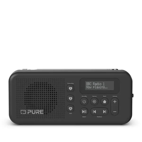 PURE Elan Move-Portable DAB+ & FM radio with Bluetooth, Black